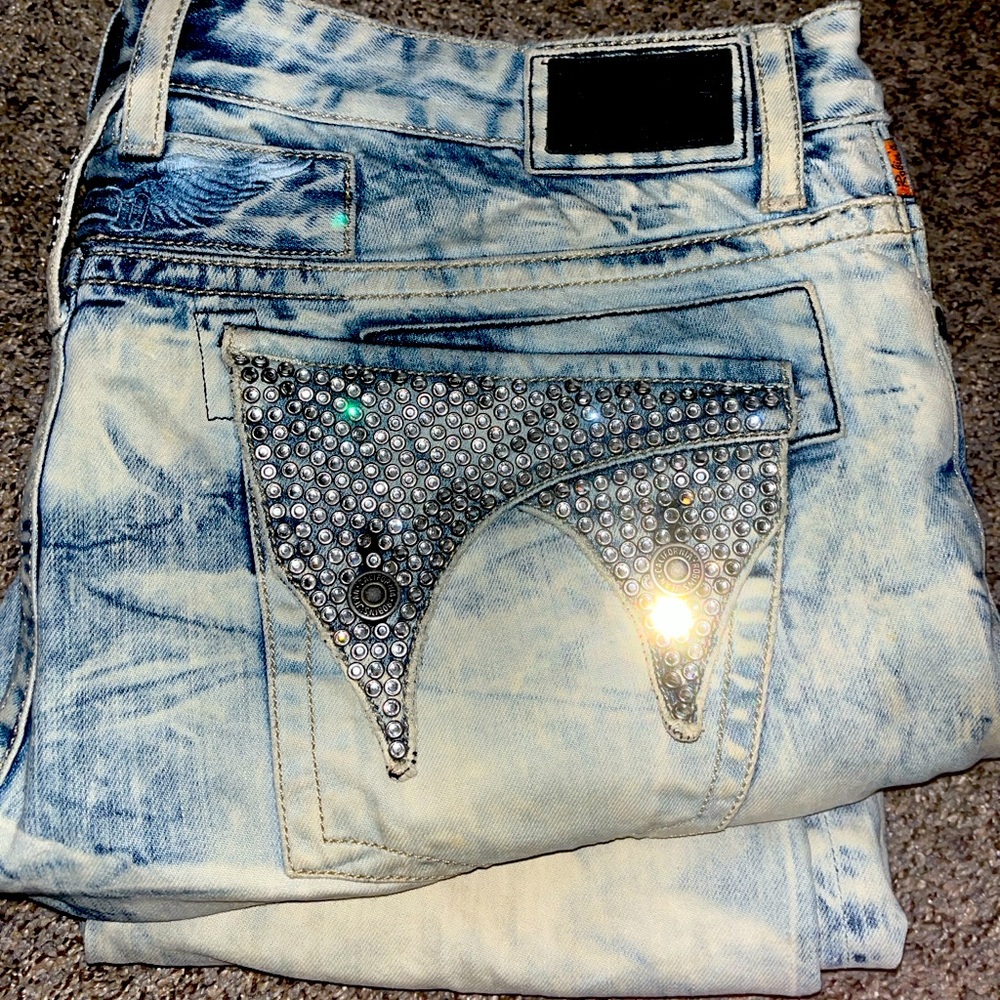 HARD ASF DOUBLE FLAP ROBINS JEANS